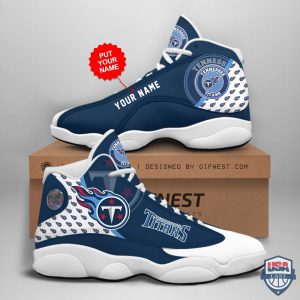 Tennessee Titans Air Jordan 13 Custom Name Personalized Shoes Tennessee Titans Air Jordan 13 Shoes