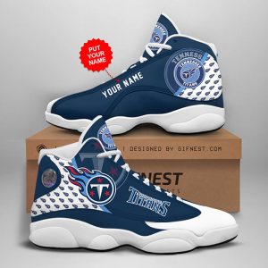 Tennessee Titans Nfl Custom Name Air Jordan 13 Shoes Tennessee Titans Air Jordan 13 Shoes