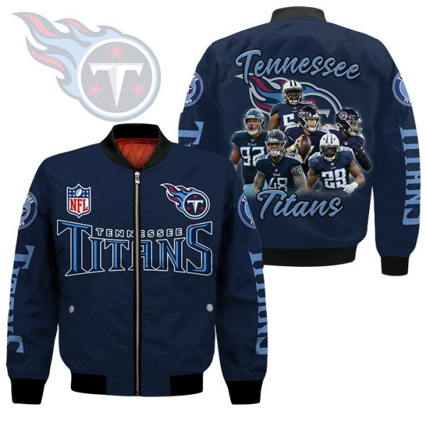 Tennessee Titans Players Nfl Bomber Jacket Tennessee Titans Bomber Jacket