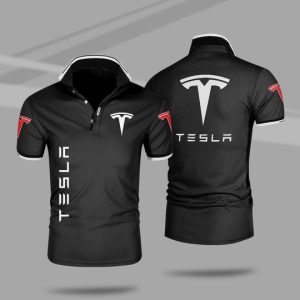 Tesla 3D Polo Shirt Tesla Polo Shirts