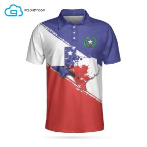 Texas Full Printing Polo Shirt Texas Polo Shirts