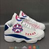 Texas Rangers Football Big Logo Air Jordan 13 Sneaker Shoes Texas Rangers Air Jordan 13 Shoes