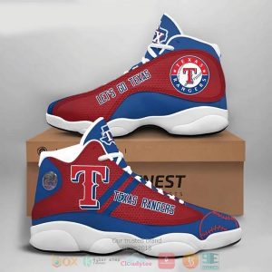 Texas Rangers Football Mlb Logo Air Jordan 13 Shoes Texas Rangers Air Jordan 13 Shoes