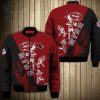 The Arizona Cardinals Rise Up Red Sea All Over Printed Bomber Jacket Arizona Cardinals Bomber Jacket