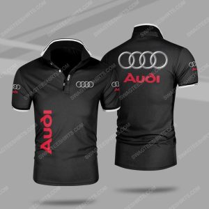 The Audi Symbol All Over Print Polo Shirt Audi Polo Shirts