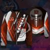 The Cincinnati Bengals Who Dey All Over Printed Bomber Jacket Cincinnati Bengals Bomber Jacket