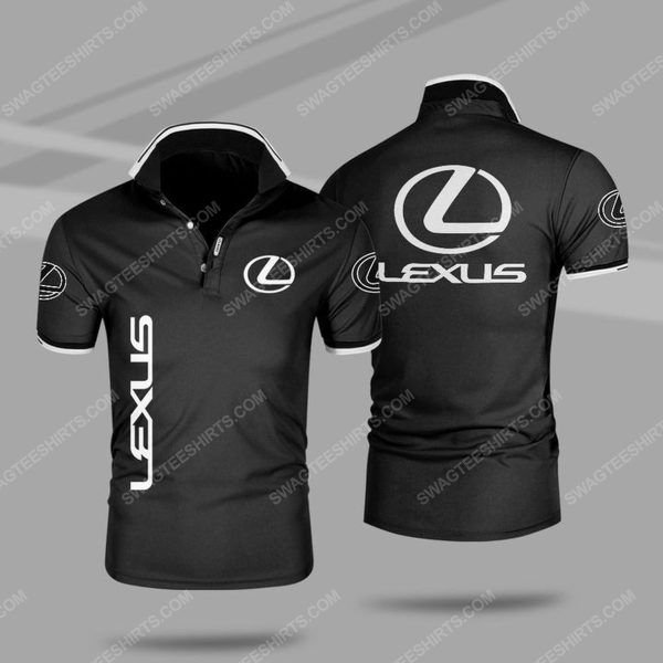 The Lexus Symbol All Over Print Polo Shirt Lexus Polo Shirts