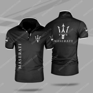 The Maserati Luxury Car All Over Print Polo Shirt Maserati Polo Shirts