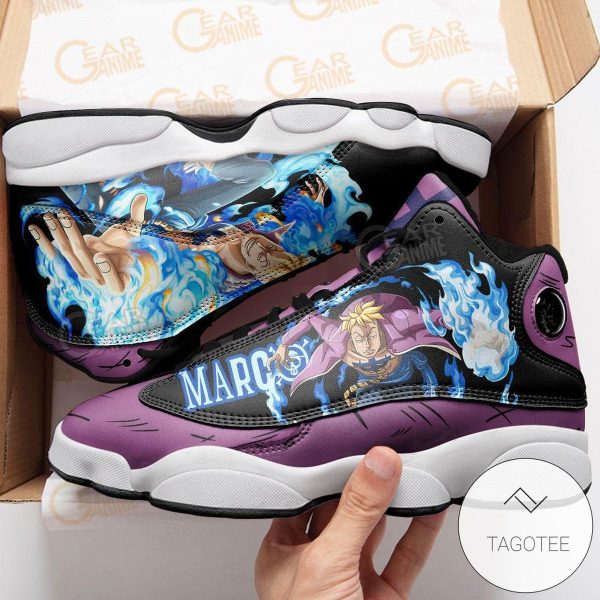 The Phoenix Marco Sneakers Custom Anime One Piece Air Jordan 13 Shoes One Piece Air Jordan 13 Shoes