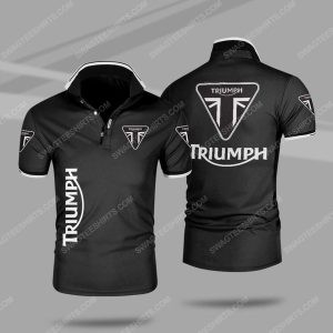 The Triumph Car Symbol All Over Print Polo Shirt Triumph Polo Shirts
