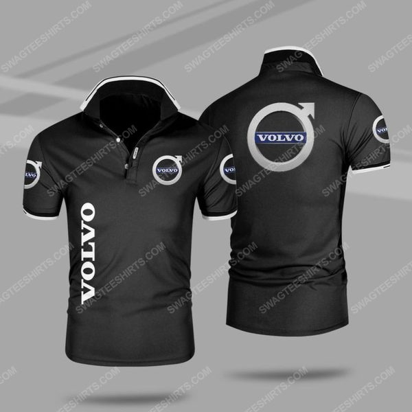 The Volvo Cars Symbol All Over Print Polo Shirt Volvo Polo Shirts