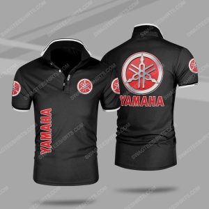 The Yamaha Symbol All Over Print Polo Shirt Yamaha Polo Shirts