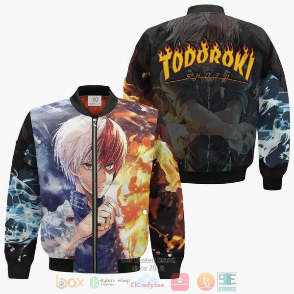 Todoroki Bomber My Hero Academia Mha Anime Outfits Bomber Jacket My Hero Academia Bomber Jacket