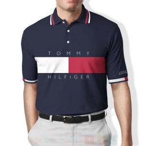 Tommy Hilfiger Full Navy Polo Shirt Tommy Hilfiger Polo Shirts