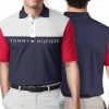 Tommy Hilfiger Navy Grey Polo Shirt Tommy Hilfiger Polo Shirts