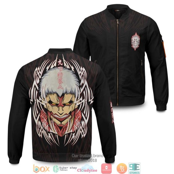 Tribal Armored Titan Bomber Jacket Attack On Titan Bomber Jacket