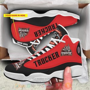 Trucker Logo Personalized Air Jordan 13 Shoes Personalized Air Jordan 13 Shoes