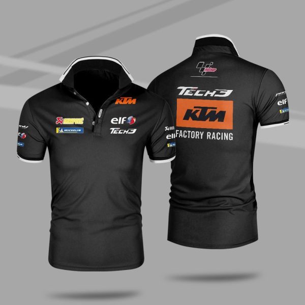 Ttech 3 Ktm Factory Racing Motogp Polo Shirt Tech 3 Ktm Factory Polo Shirts