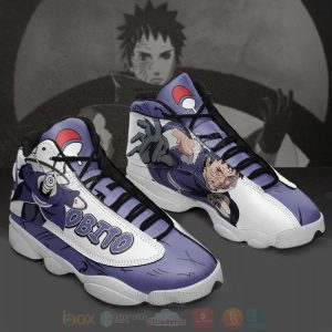 Uchiha Obito Air Jordan Naruto Custom Anime Air Jordan 13 Shoes Naruto Shippuden Air Jordan 13 Shoes