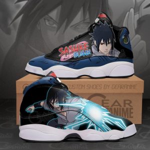 Uchiha Sasuke Naruto Anime Air Jordan 13 Shoes Naruto Shippuden Air Jordan 13 Shoes