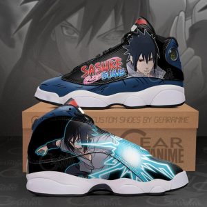 Uchiha Sasuke Sneakers Air Jordan 13 Sneaker Shoes Naruto Shippuden Uchiha Sasuke Air Jordan 13 Shoes