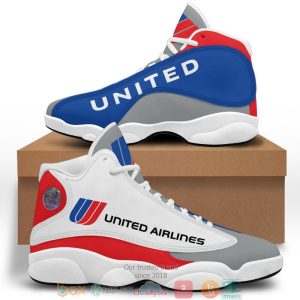 United Airlines Logo Bassic Kd Air Jordan 13 Sneaker Shoes American Airlines Air Jordan 13 Shoes