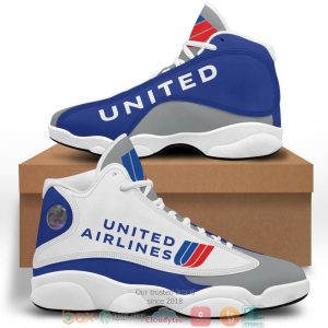 United Airlines Logo Bassic Kd1 Air Jordan 13 Sneaker Shoes American Airlines Air Jordan 13 Shoes