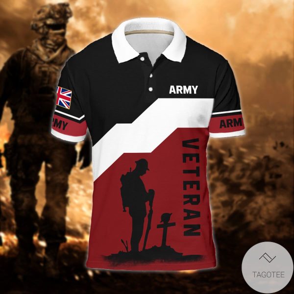 United Kingdom Army Veteran Polo Shirt Veteran Polo Shirts