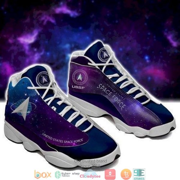 United States Space Force 8 Air Jordan 13 Sneaker Shoes Space Air Jordan 13 Shoes