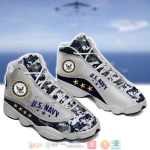 Us Navy Camo 32 Gift Air Jordan 13 Sneaker Shoes Us Navy Air Jordan 13 Shoes