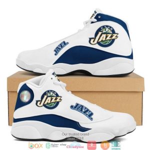 Utah Jazz Nba Football Team Air Jordan 13 Sneaker Shoes Utah Jazz Air Jordan 13 Shoes