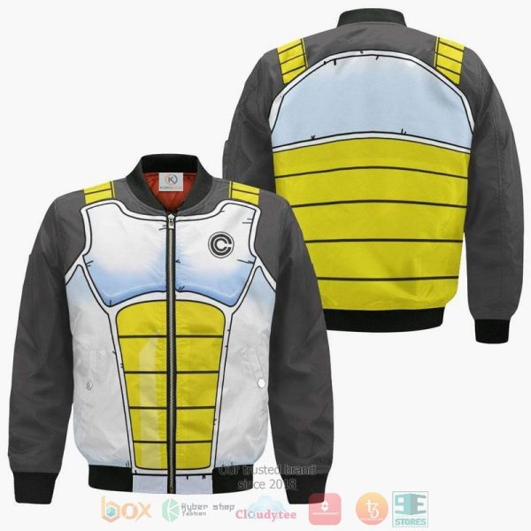 Vegeta Capsule Corp Uniform Dragon Ball Anime Bomber Jacket Dragon Ball Bomber Jacket