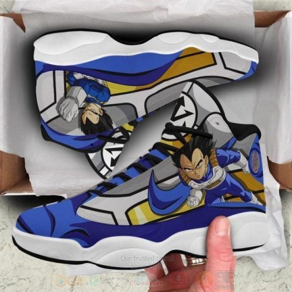 Vegeta Uniform Dragon Ball Anime Air Jordan 13 Shoes Dragon Ball Air Jordan 13 Shoes