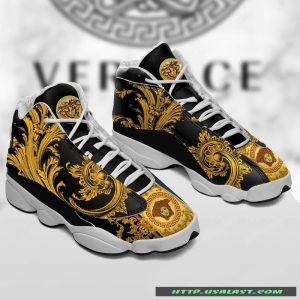 Versace Black Air Jordan 13 Sneaker 2 Versace Air Jordan 13 Shoes