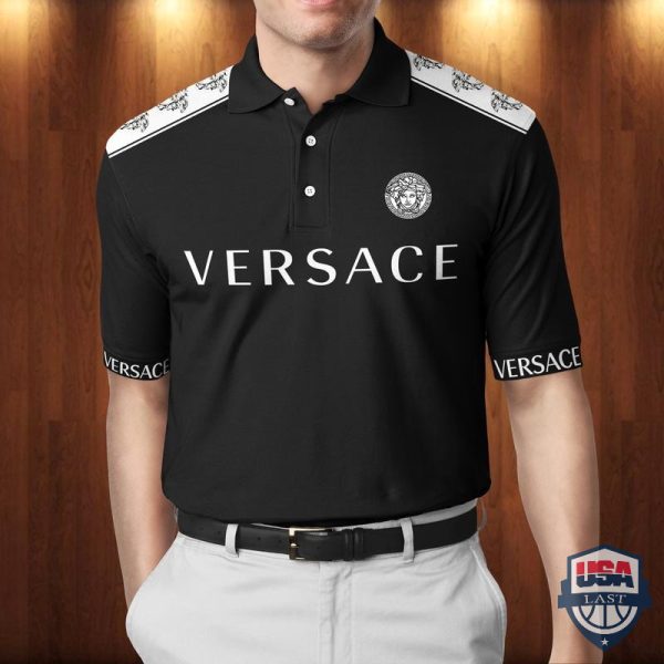Versace Brand 3D Polo Shirt Versace Polo Shirts