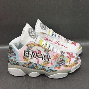 Versace Flower Air Jordan 13 Sneaker Versace Air Jordan 13 Shoes