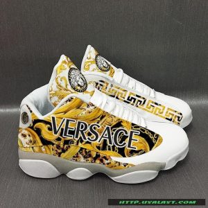 Versace Golden Shoes Air Jordan 13 Sneaker Versace Air Jordan 13 Shoes
