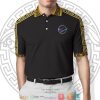 Versace Hologram Logo Black Polo Shirt Versace Polo Shirts