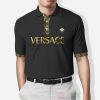 Versace Medusa Black Polo Shirt Versace Polo Shirts