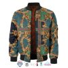 Versace Royal Texture 3D Bomber Jacket Versace Bomber Jacket