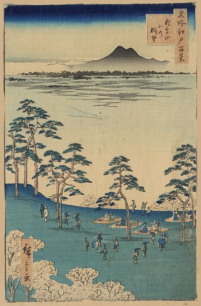View to the North from Asukayama Hill by Hiroshige