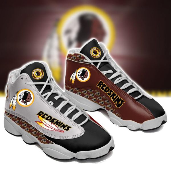 Washington Redskins Nfl Grey Air Jordan 13 Sneaker Washington Redskins Air Jordan 13 Shoes