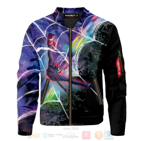 Web Slinger Miles Signed Bomber Jacket 2