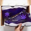 Weed Lsd Psychedelic Personalized Air Jordan 13 Sneakers Shoes Weed Air Jordan 13 Shoes