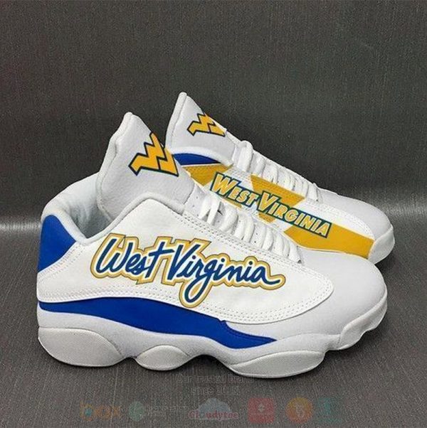 West Virginia Mountaineers Football Ncaa Air Jordan 13 Shoes West Virginia Mountaineers Air Jordan 13 Shoes