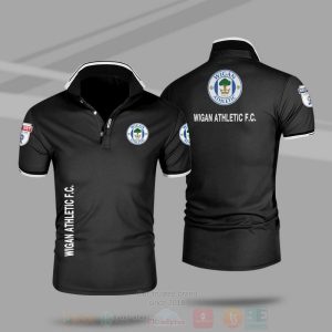 Wigan Athletic Fc Premium Polo Shirt Football Clubs Polo Shirts
