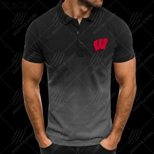 Wisconsin Badgers Football Polo Shirt