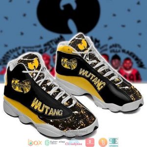 Wu Tang Big Logo Bling Bling Air Jordan 13 Sneaker Shoes Wu Tang Band Air Jordan 13 Shoes