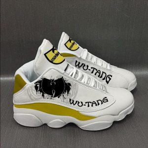 Wu Tang Clan White Air Jordan 13 Sneaker Wu Tang Band Air Jordan 13 Shoes