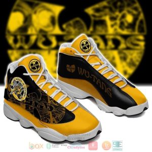 Wutang Clan Yellow Air Jordan 13 Shoes Wu Tang Band Air Jordan 13 Shoes